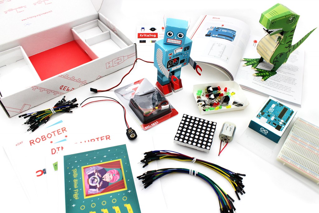 FritzingCreatorKit_DE_ausgepackt